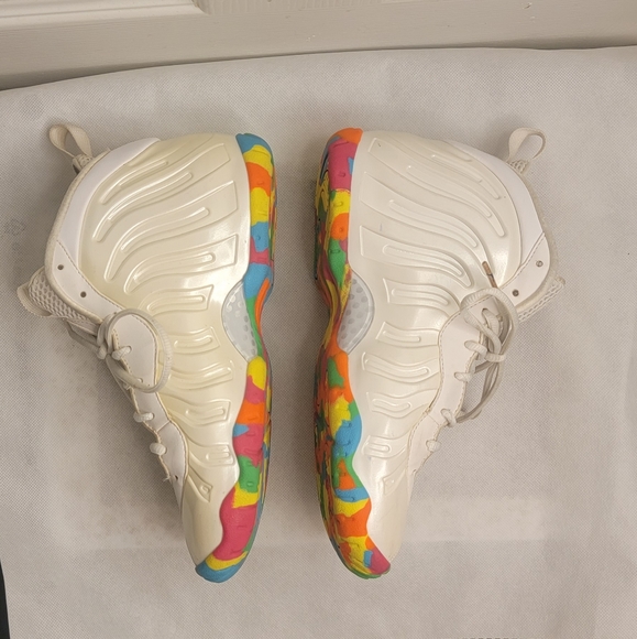 Nike Little Posite One GS 'Fruity Pebbles  Size 7 VNDS - Picture 2 of 16